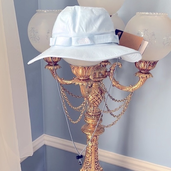 Brand New The North Face Class V Brimmer Bucket Hat Beta Blue UPF 40+ Protection - Picture 2 of 15